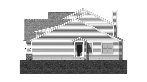 The Marie house plan, exterior view 2